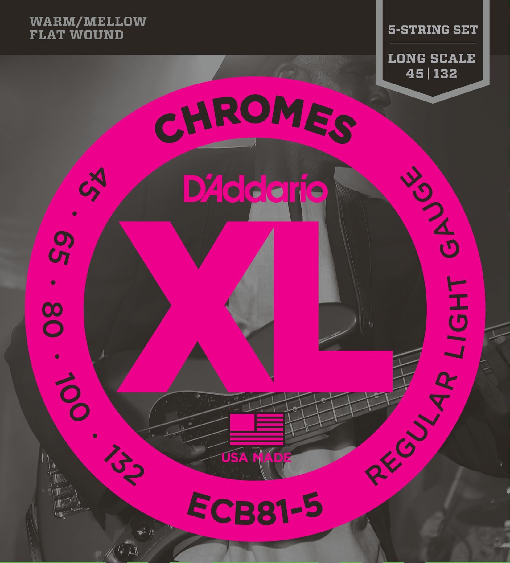 BAS G?TAR TEL SET?, 5 TELL?, CHROMES, REGULAR LIGH
