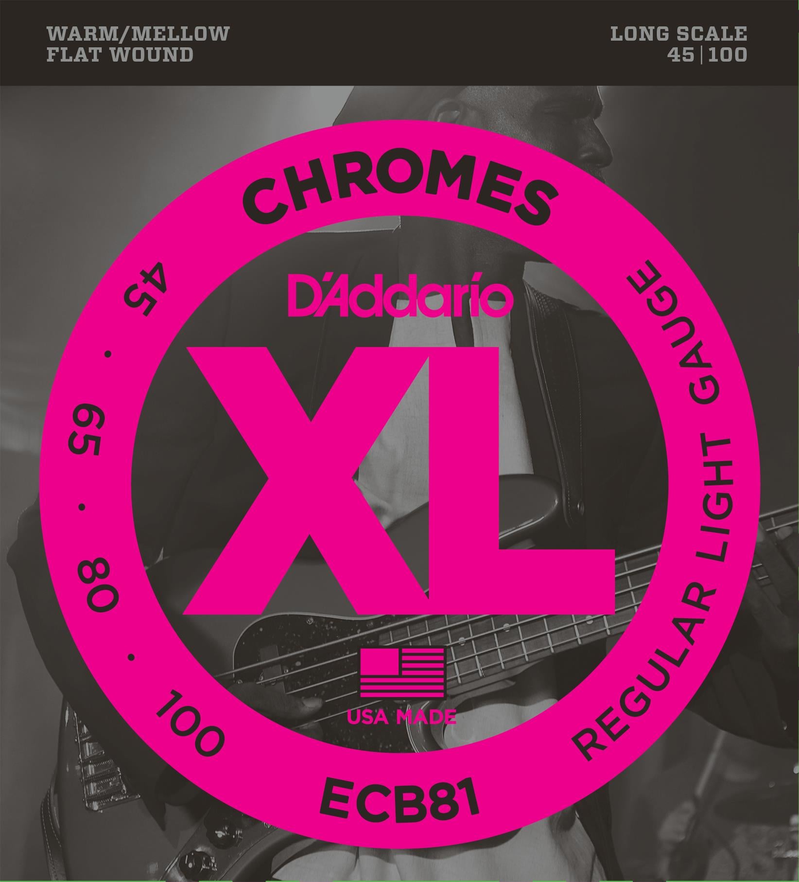 BAS G?TAR TEL SET?, CHROMES, REGULAR LIGHT GAUGE (
