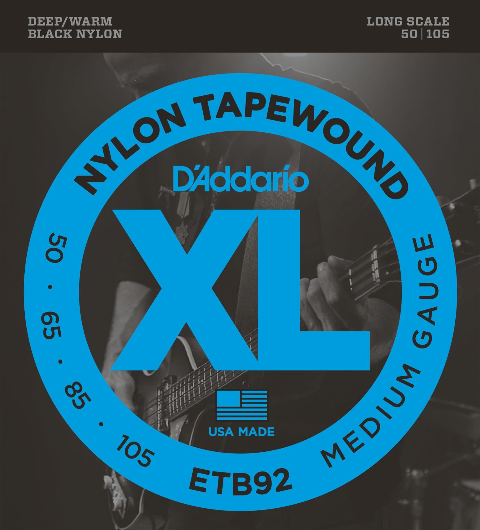 BAS G?TAR TEL SET?, XL SER?S?, NYLON TAPEWOUND, BL