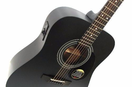 CORT AD810E-BKS ELEKTRO AKUSTİK GİTAR, SİYAH SATİN, LADİN KAPAK