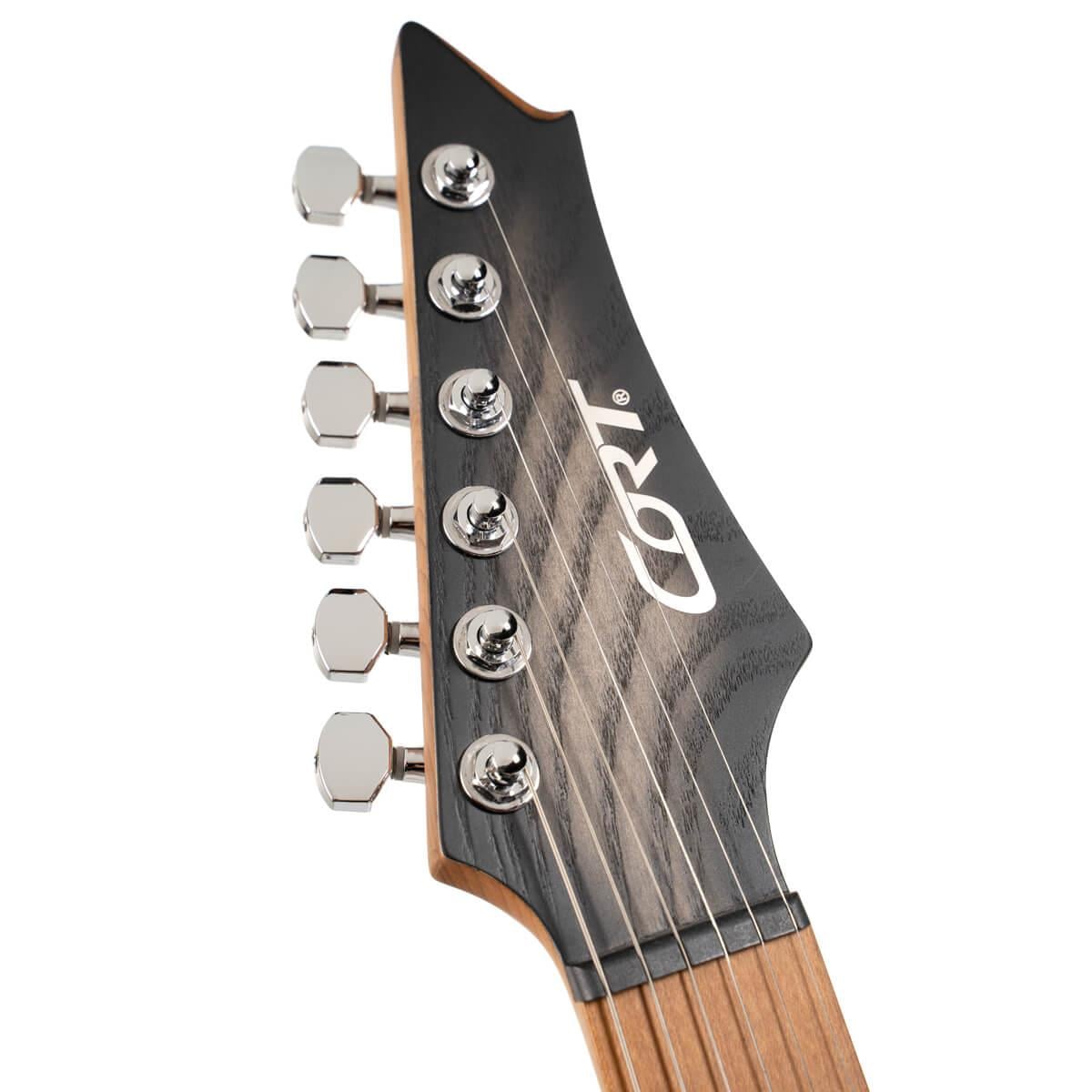 CORT X700 TRIALITY OPBB ELEKTRO GİTAR, OPEN PORE BLACK BURST, ÇANTALI