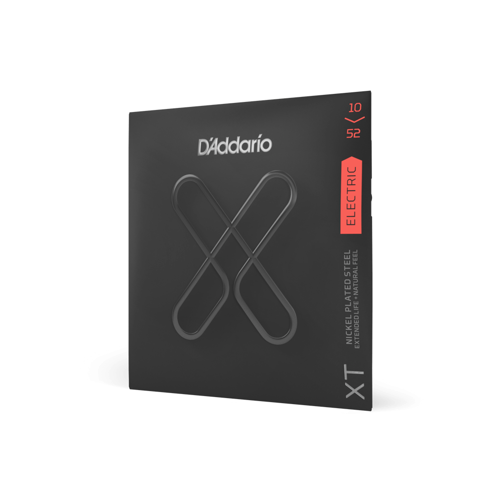 DADDARIO XTE1052 ELEKTRO GİTAR TEL SETİ, XT, 10-52, LIGHT TOP/HEAVY BOTTOM COATED