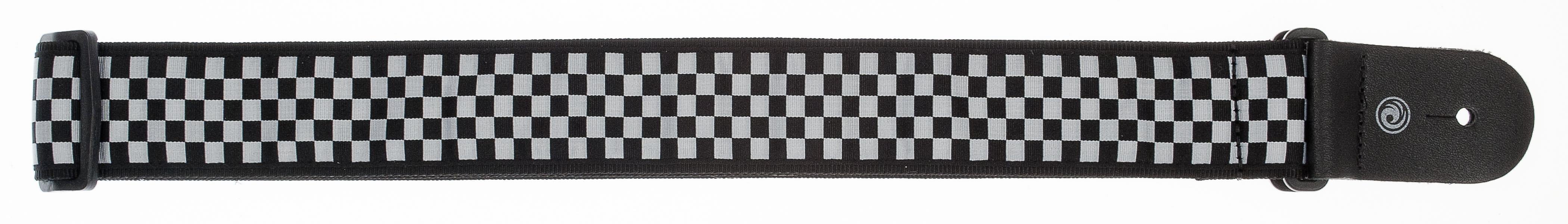 PLANETWAVES 50C02 GİTAR ASKISI, DOKUMA, SATRANÇ SİYAH BEYAZ CHECK MATE