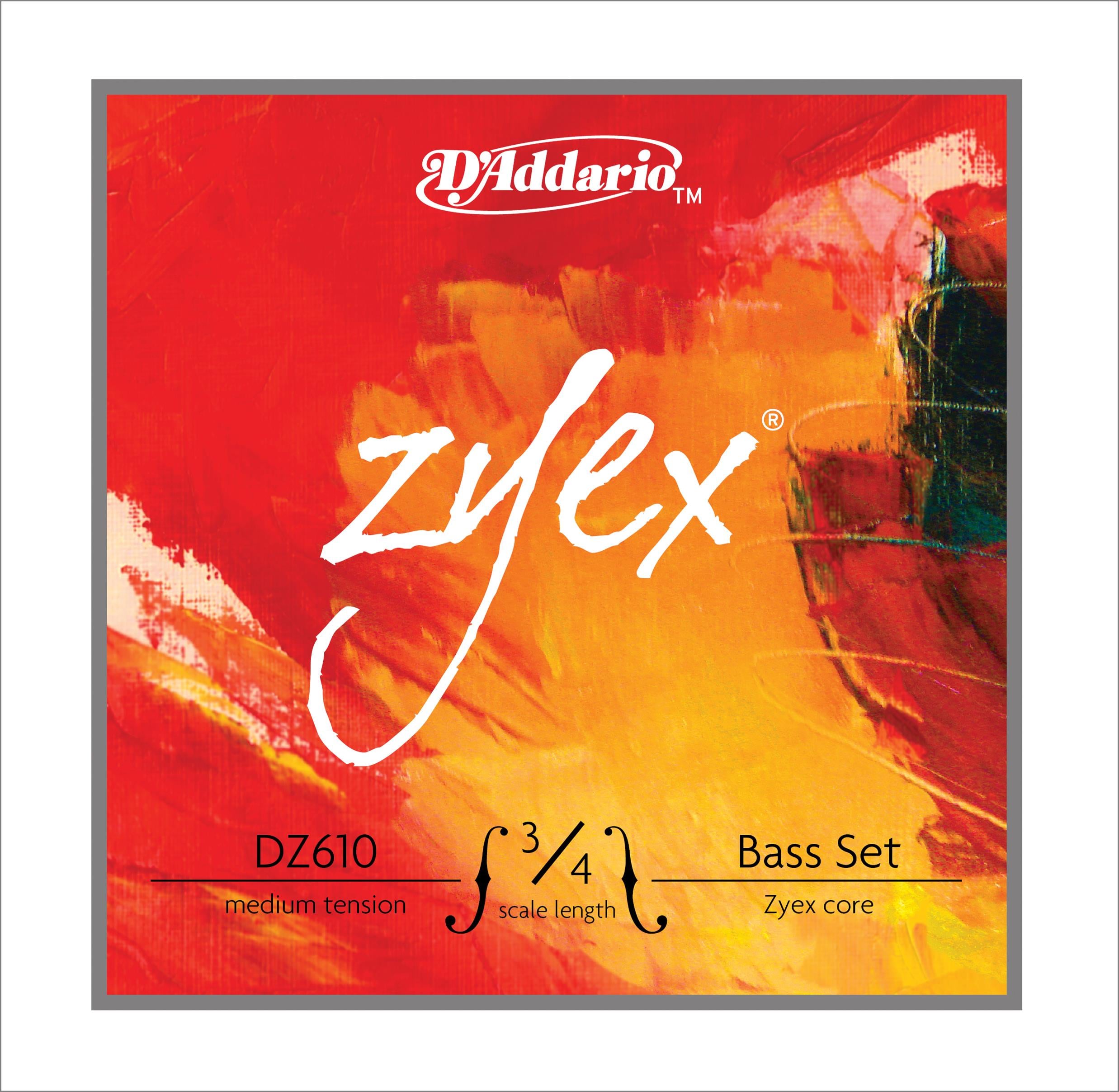 KONTRABAS TEL SET?, ZYEX, 3/4 SCALE, MEDIUM TENSIO