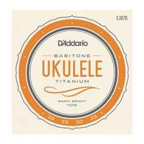UKULELE TEL SET?, BARITONE, TITANIUM, WARM BRIGHT 