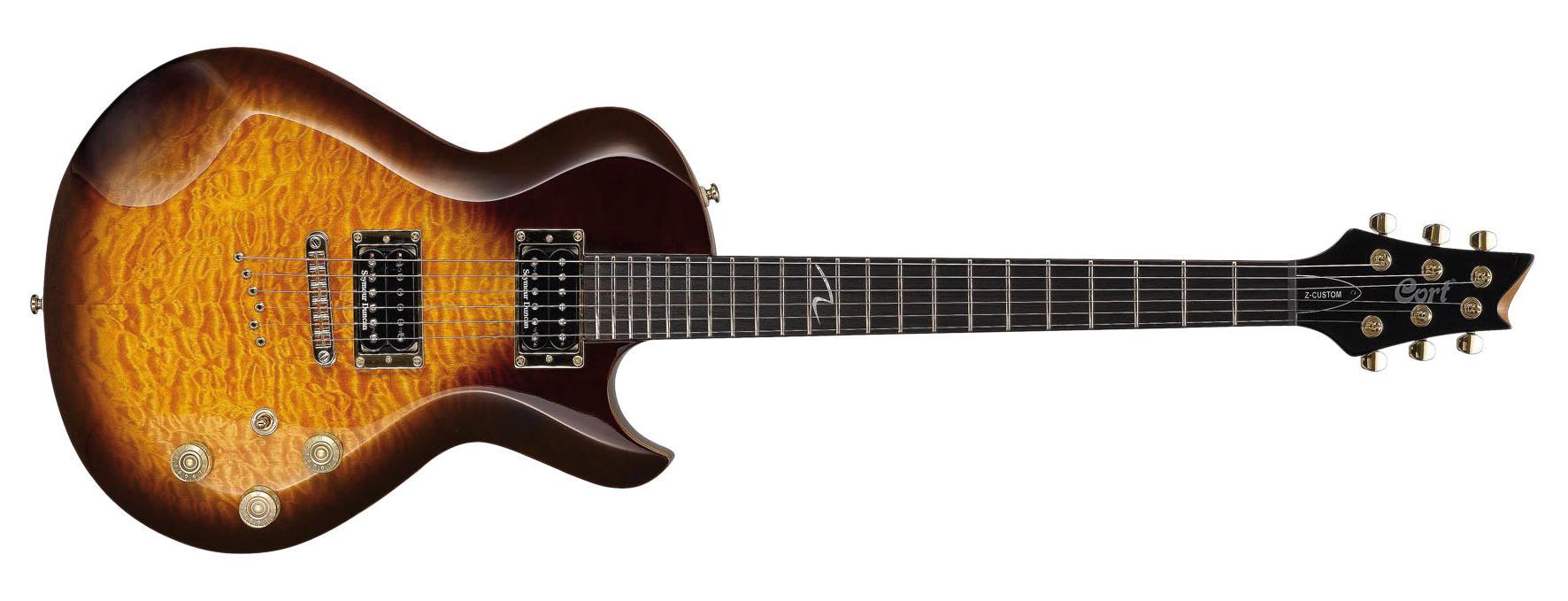 ZCUSTOM ELEKTRO G?TAR, KAHVERENG? SUNBURST, Seymou