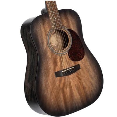 CORT EARTH60M OPTB AKUSTİK GİTAR, OPEN PORE TRANS BLACK BURST