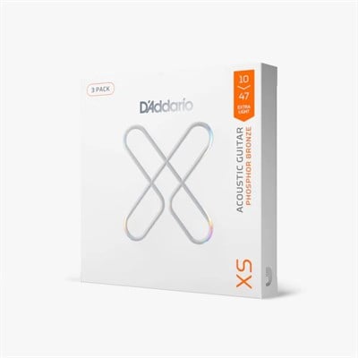 AKUSTİK GİTAR TEL SETİ, 3 LÜ PAKET, PB X-LIGHT