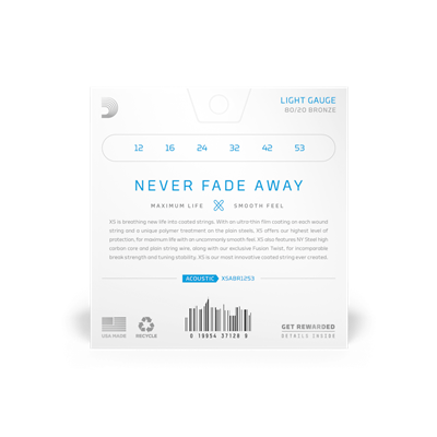 DADDARIO XSABR1253 AKUSTİK GİTAR TEL SETİ, 12-53, REGULAR LIGHT