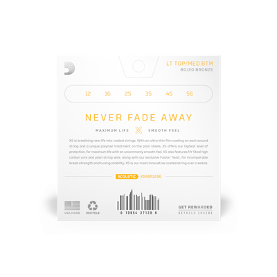 DADDARIO XSABR1256 AKUSTİK GİTAR TEL SETİ, 12-56, PB LIGHT