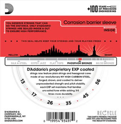 AKUSTİK GİTAR TEL SETİ, 13-56, COATED PHOSPHOR BRO