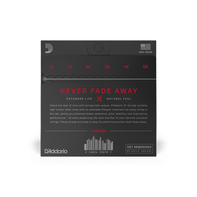 DADDARIO XTABR1356 AKUSTİK GİTAR TEL SETİ, 80/20 MEDIUM