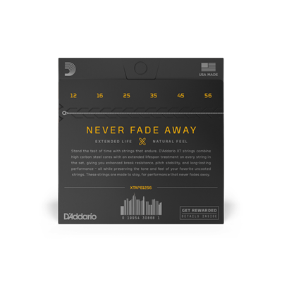 DADDARIO XTAPB1256 AKUSTİK GİTAR TEL SETİ, PHOSPHOR BRONZE, LIGHT TOP/MEDIUM BOTTOM COATED