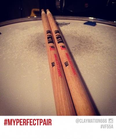 VICFIRTH 55A BAGET HICKORY, 0.580