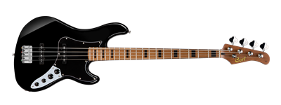 CORT GB64JJBK BASS GİTAR, 4 TELLİ, SİYAH