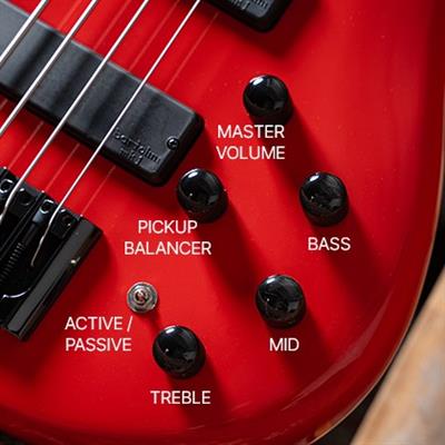 CORT C4 DELUXE BK BASS GİTAR, 4 TELLİ, SİYAH