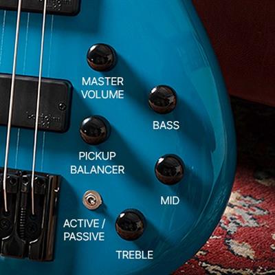 CORT C5 DELUXE BK BASS GİTAR, 5 TELLİ, SİYAH