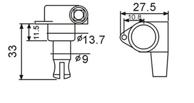 VALENCIA BMH7105BKR4 BASS GİTAR KULAĞI SİYAH, 4 SAĞ