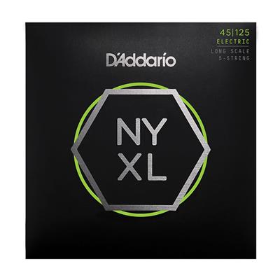 DADDARIO NYXL45125 BASS GİTAR TEL SETİ, NYXL SERİSİ, LONG SCALE, 5 TELLİ
