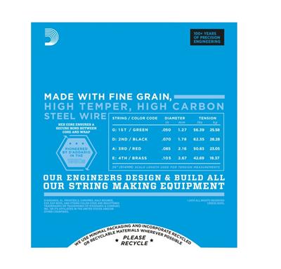 DADDARIO EXL160SL BASS GİTAR TEL SETİ, XL SERİSİ, 50-105, SUPER LONG