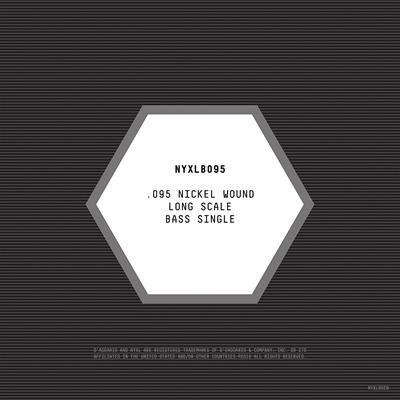 DADDARIO NYXLB095 BASS TEK TEL, NYXL SERİSİ, NİKEL SARIM, 0.095