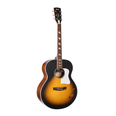 CORT CJ RETRO VSM ELEKTRO AKUSTİK GİTAR, ÇANTALI, VINTAGE SUNBURST MAT