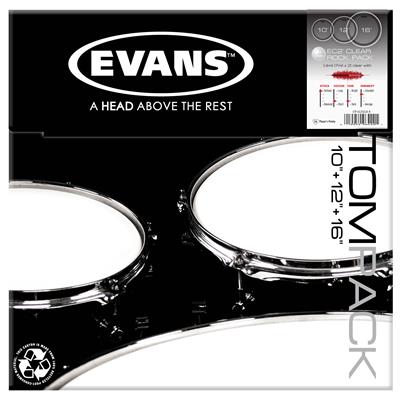 EVANS ETP-EC2SCLR-R DERİ SETİ (10+12+16) ROCK KİT RİNGLİ