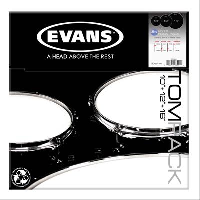 EVANS ETP-ONX2-R DERİ SETİ (10+12+16) TOM KUMLU SİYAH ROCK KİT