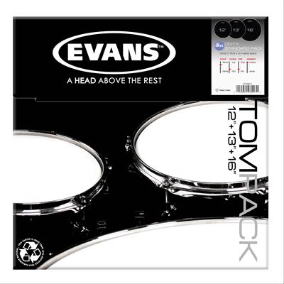 EVANS ETP-ONX2-S DERİ SETİ (12+13+16) TOM KUMLU SİYAH STANDART KİT