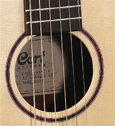 CORT EARTHMINIF-ADIRONDACK OP ELEKTRO AKUSTİK GİTAR, ÇANTALI, OPEN PORE