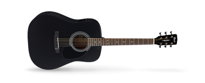 CORT AD810E-BKS ELEKTRO AKUSTİK GİTAR, SİYAH SATİN, LADİN KAPAK