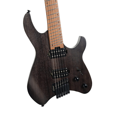 CORT SPACE G6MS SGTK ELEKTRO GİTAR, YARI PARLAK ŞEFFAF SİYAH, ÇANTALI