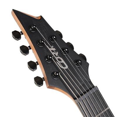 CORT KX707 EVERTUNE OPBKW ELEKTRO GİTAR, 7 TELLİ, OPEN PORE BLACK, ÇANTALI