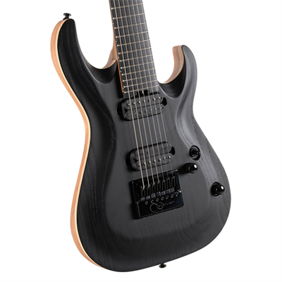 CORT KX707 EVERTUNE OPBKW ELEKTRO GİTAR, 7 TELLİ, OPEN PORE BLACK, ÇANTALI