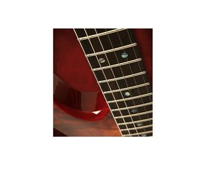 ELEKTRO GİTAR CUSTOM ÇANTALI, VİŞNE KIRMIZI SUNBUR
