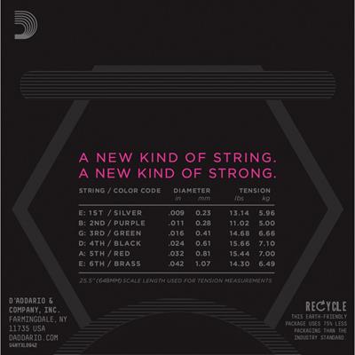 DADDARIO NYXL0942 ELEKTRO GİTAR TEL SETİ, 09-42, SUPER LIGHT