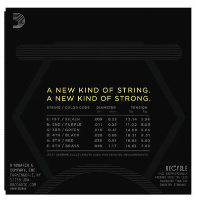 DADDARIO NYXL0946 ELEKTRO GİTAR TEL SETİ, 09-46, SUPER LIGHT TOP/REGULAR BOTTOM