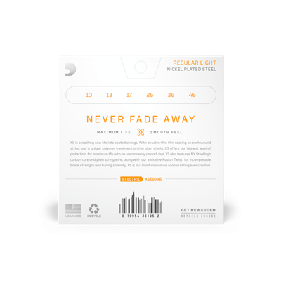 DADDARIO XSE1046 ELEKTRO GİTAR TEL SETİ, XS, 10-46, REGULAR LIGHT COATED