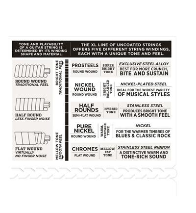 DADDARIO EHR350 ELEKTRO GİTAR TEL SETİ, 12-52, HALF ROUNDS, JAZZ LITE