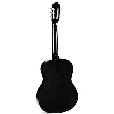 VALENCIA VC104TBK KLASİK GİTAR, 4/4, SİYAH, SAP ÇELİKLİ
