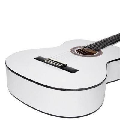 VALENCIA VC103TWT KLASİK GİTAR, 3/4, BEYAZ, SAP ÇELİKLİ