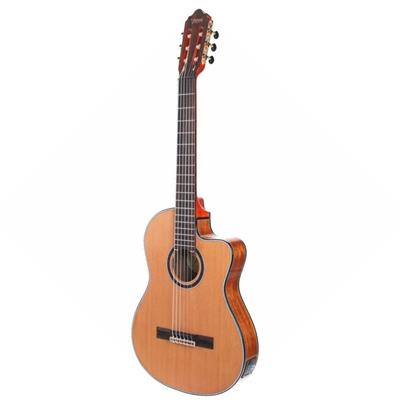 VALENCIA VC774TCE KLASİK GİTAR, 4/4, NATUREL MAT