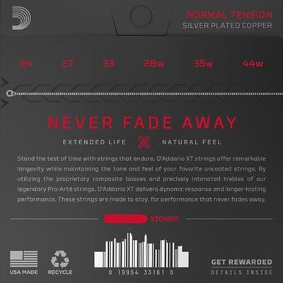 DADDARIO XTC45FF KLASİK GİTAR TEL SETİ, COATED, NORMAL TENSION