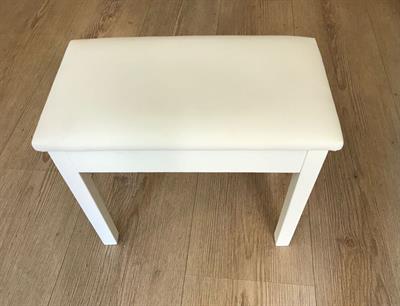 CREMONIA PTCWH 50 CM PİYANO TABURESİ, BEYAZ, SANDIKLI