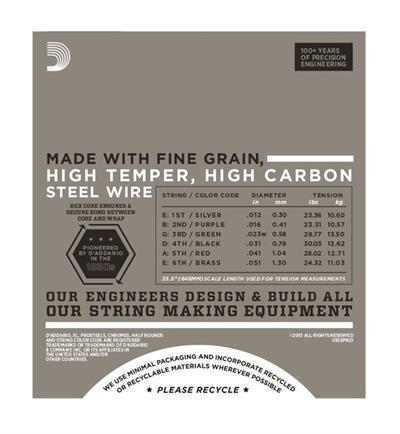 DADDARIO EPN21 ELEKTRO GİTAR SETİ, 12-51, JAZZ LITE