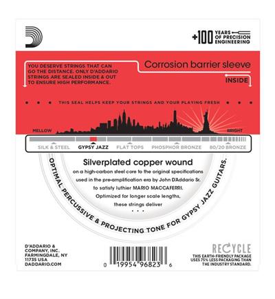 SET GYPSY JAZZ SLVR LOOP MEDIUM