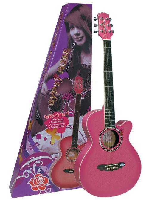 AKUST?K G?TAR GYPSY ROSE SET (GIGBAG, STRAP, STICK
