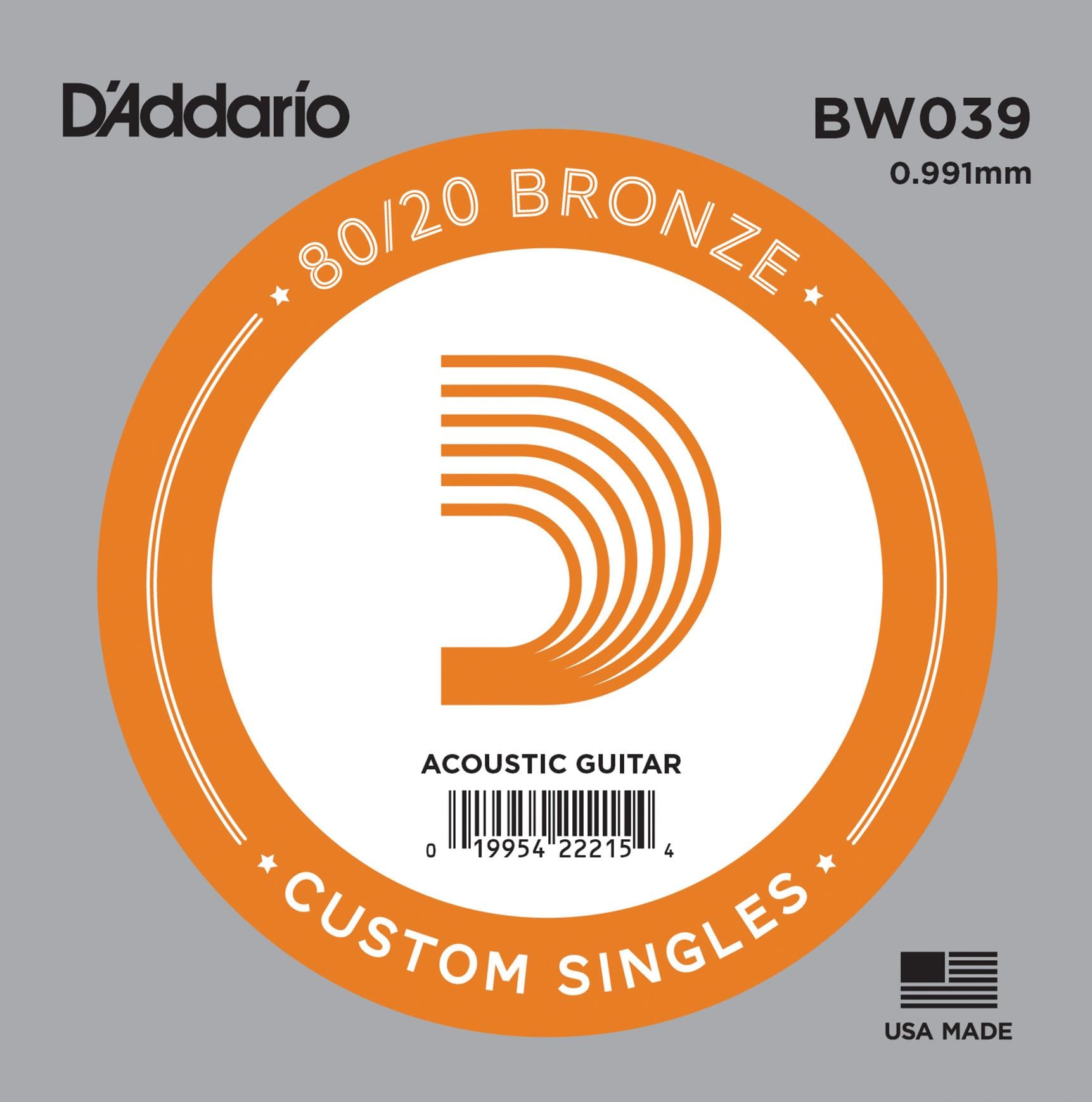 AKUST?K TEK TEL, 80/20 BRONZE WOUND, 039, (LA) 