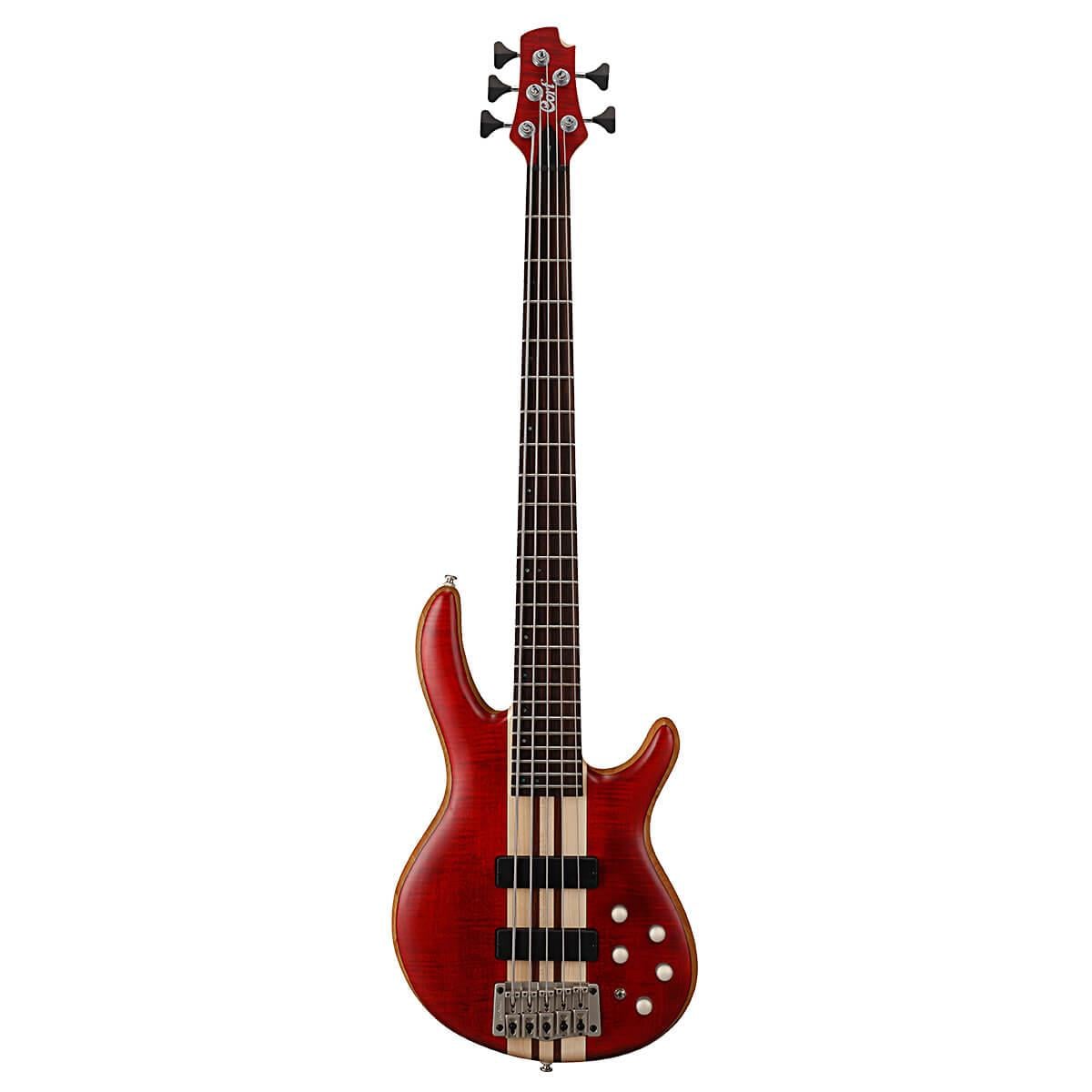 BAS GİTAR 5 TELLİ OPEN PORE BLACK CHERRY