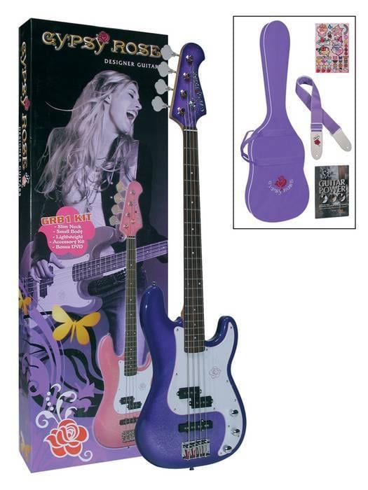 BAS G?TAR GYPSY ROSE SET (GIGBAG, SEHPA, STICKERS,